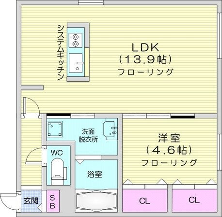 バスセンター前駅 徒歩5分 3階の物件間取画像